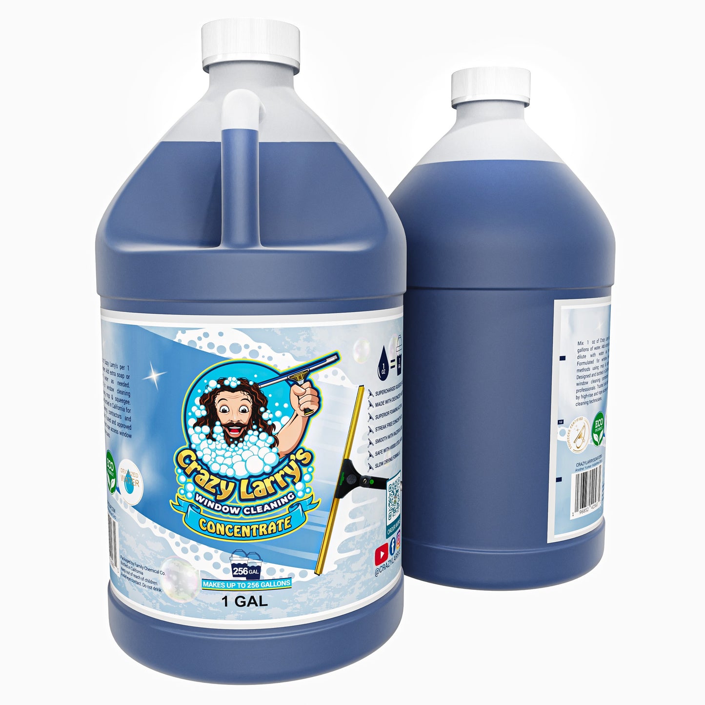 Crazy Larry’s Window Cleaning Concentrate - 1 Gallon