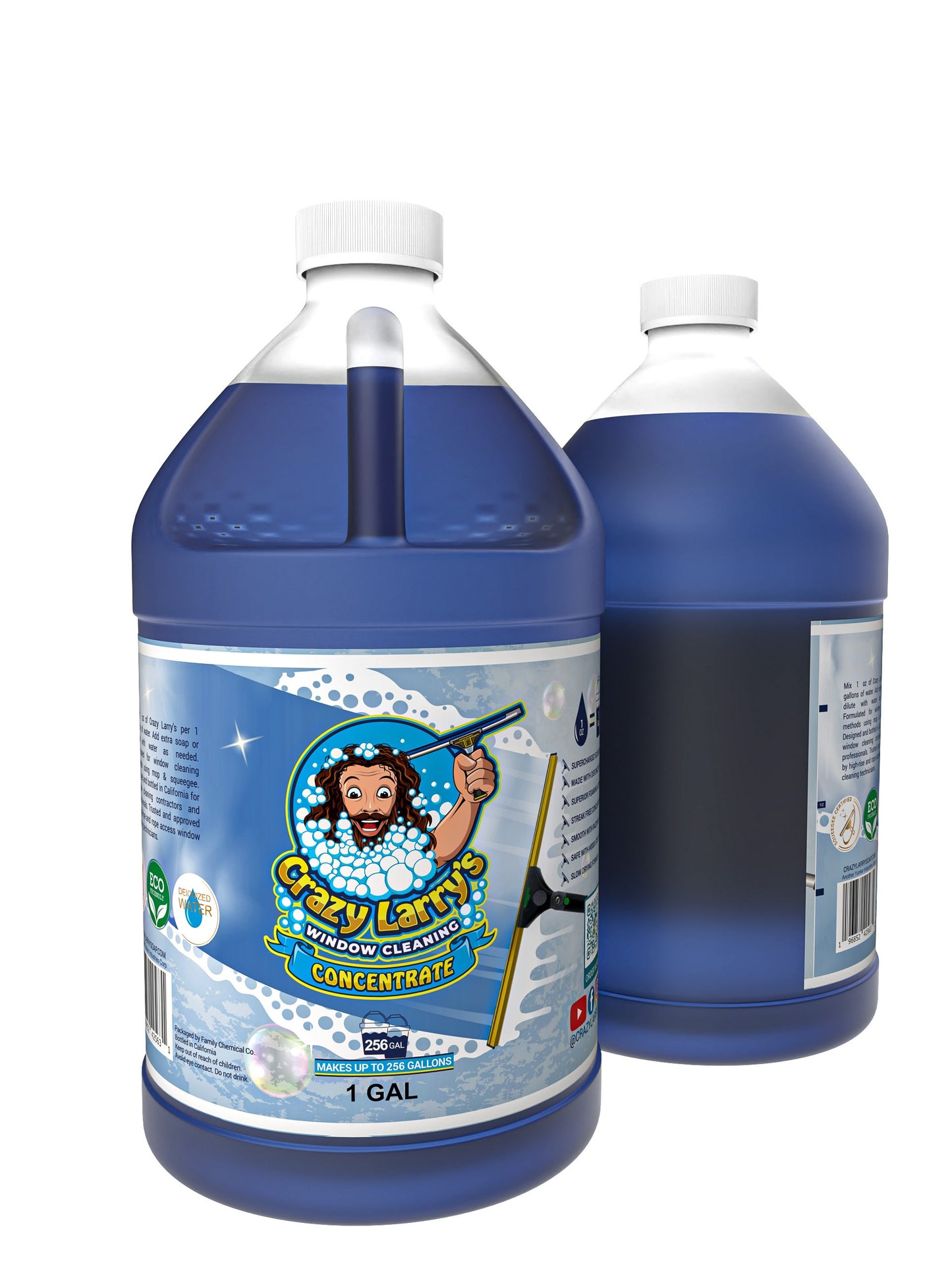 Crazy Larry’s Window Cleaning Concentrate - 1 Gallon