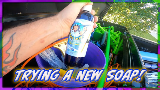TRYING A NEW WINDOW CLEANING SOAP!